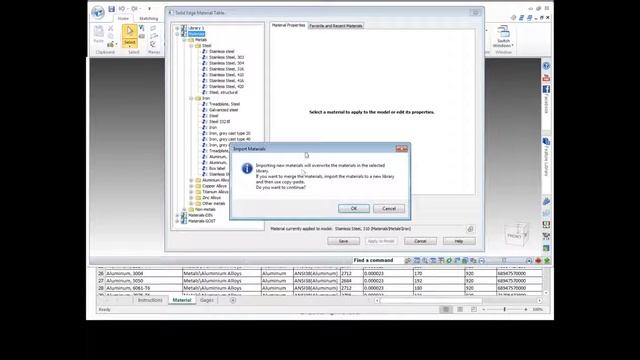 Solid Edge Tech Tips & Tricks - Materials