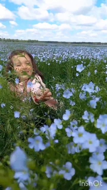 #анастасия #anna___sova #дочка #нижнекамск #поле #цветет #лен #