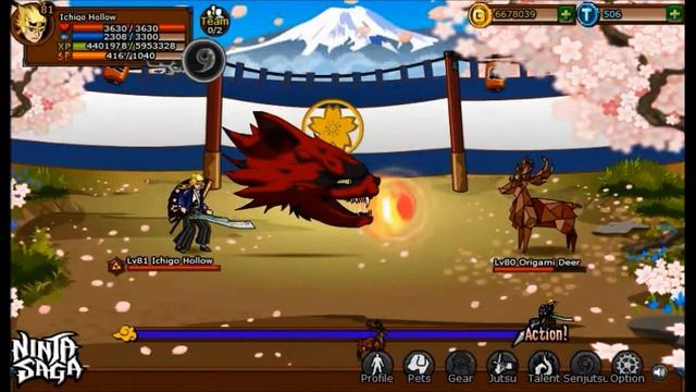 Ninja Saga Evento Festival Sakura 2015 Ichigo Vs All Bosses