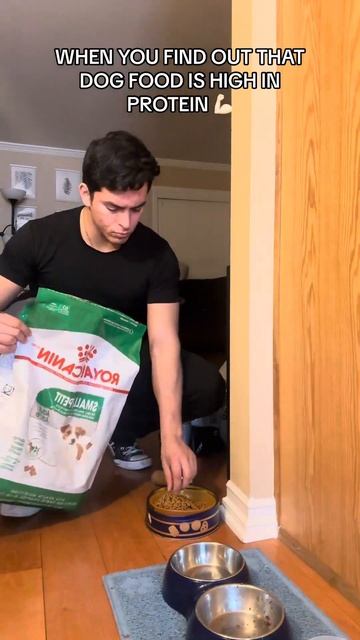 GYM BRO EATS DOG FOOD FOR PROTEIN🥩