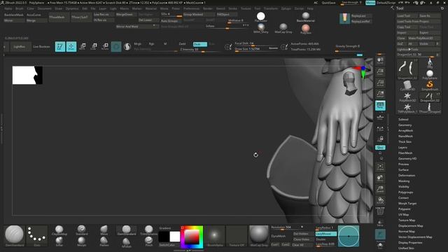 Detailing The Dragon Girl