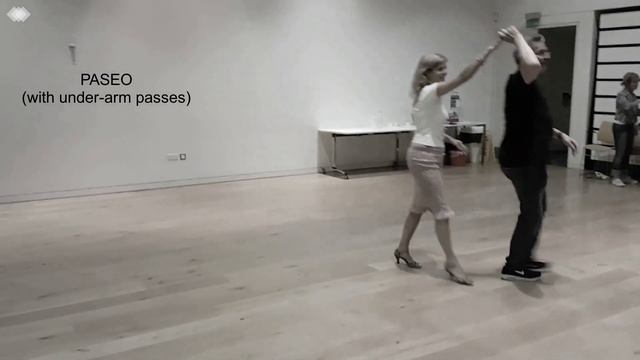 Cuban Salsa Moves #36 - Paseo, With Under Arm Passes