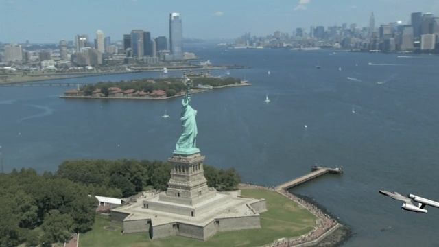 Motion Tracking Enterprise Flyby | Statue Of Liberty |avi Boujou And 3ds Max Test