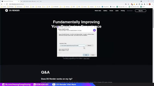 9️⃣ CÁCH CÀI D5 RENDER PHIÊN BẢN MỚI NHẤT| D5 Render Việt Nam