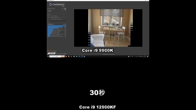 Core I9 9900k VS Core I9 12900KF