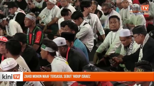 Tersasul Sebut 'hidup Israel', Zahid Mohon Maaf Atas Kekhilafan Berbicara