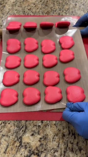 Cute Apple Macarons 🍎#shorts #fun #cute #deco #beautiful #cake #lovely #apple #yummy #pie #macaron