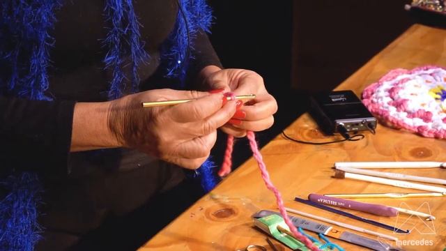 Crochet/ Mercedes Luna/ Tutorial 2/ Municipalidad De Mercedes / Viví Mercedes