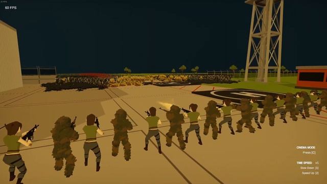 SwarmZ - Защита аэропорта от 50000 Зомби!