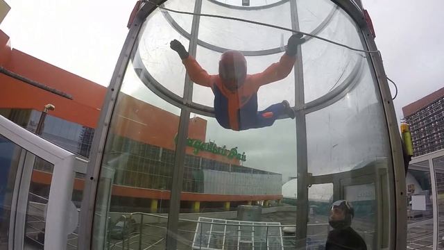 Полет в аэротрубе!