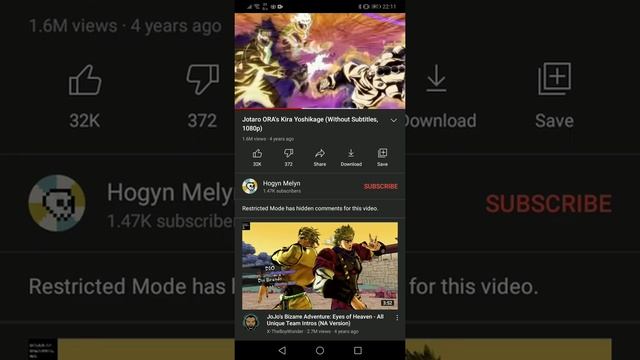 Jojo Star Platinum ORA Yare Yare Daze