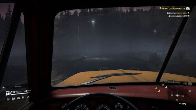 SnowRunner  строим мост привез второй раз балки)