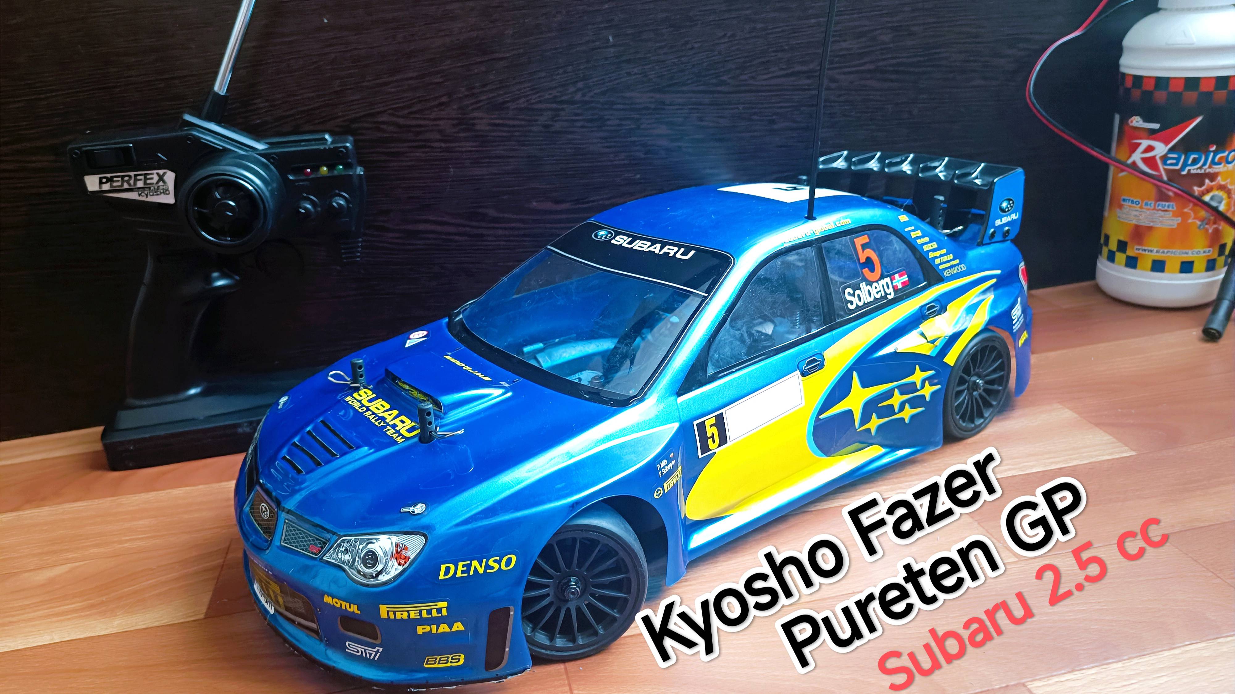 Обзор старенькой модели Kyosho Fazer RC Car 1/10 Nitro.