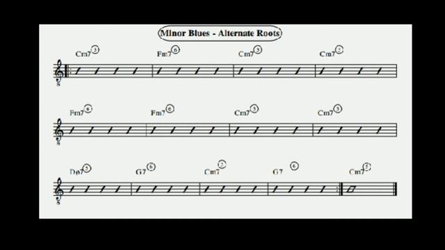 03 09b C Minor Blues Root 5