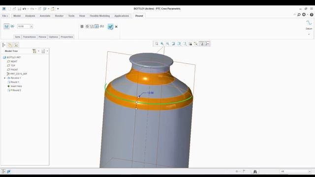 Bottle And Cap Assembly Part-1.