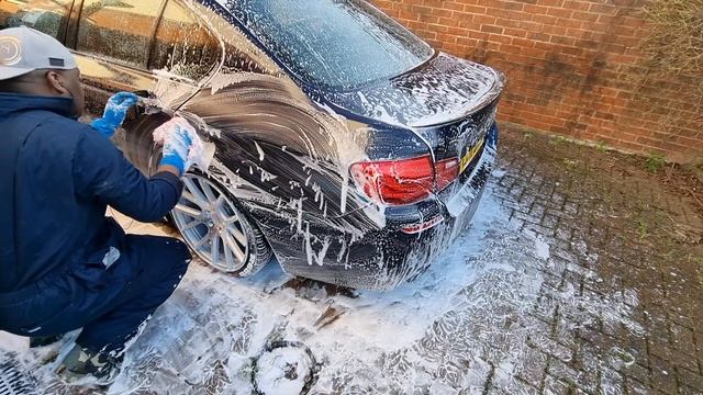 Winter Car Cleaning Therapy [ Bmw F10 Msport First Wash Of 2023] 🚗❄️❄️🧼🫧🫧
