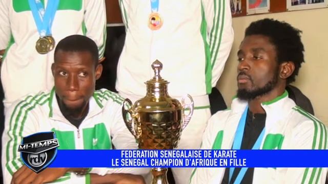 KARATE LE SENEGAL CHAMPION D'AFRIQUE EN FILLE
