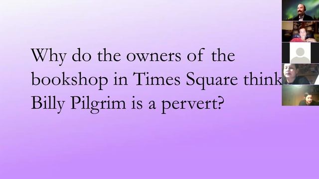 Slaughterhouse 5   Ch  IX & X