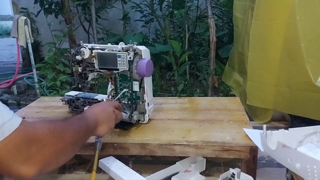 Dokumentasi Perbaikan Mesin Bordir Portable CNY E900 Keluhan Seret Macet