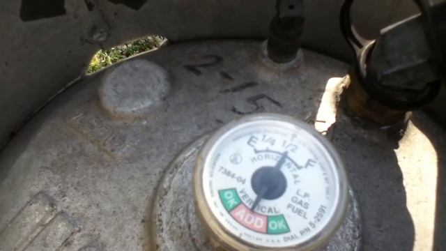 Filling A Propane Tank