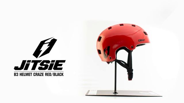 Jitsie B3 Bike Trial Helmet Red/Black