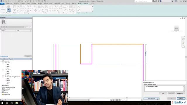 Edit Profile - Revit 2018