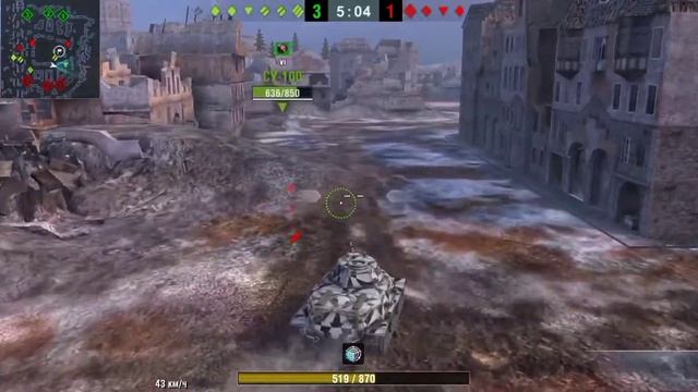 Бой на МТ-25 | пончик 54