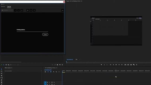 How To Auto Transcribe Captions In Adobe Premiere Pro