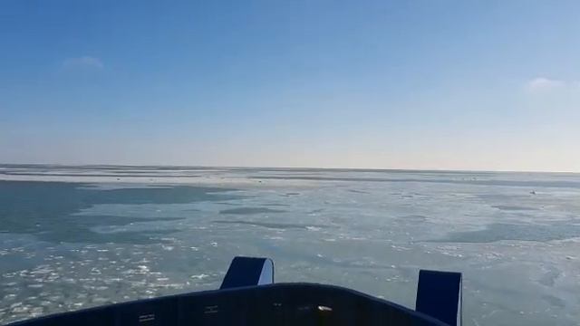 Прохождение канала CATRO в ледовой обстановке.