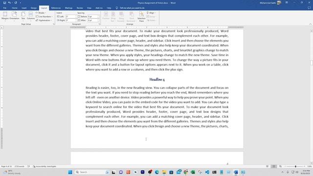 #44 Page Margin in MS Word | MS Word Bangla Tutorial Series | Mohammed Sadik