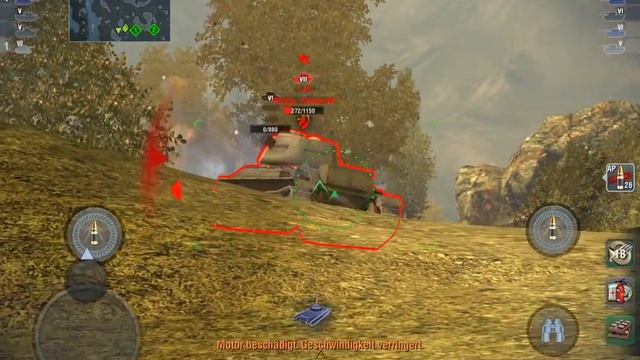 World Of Tanks BLITZ: Tiger I Gameplay