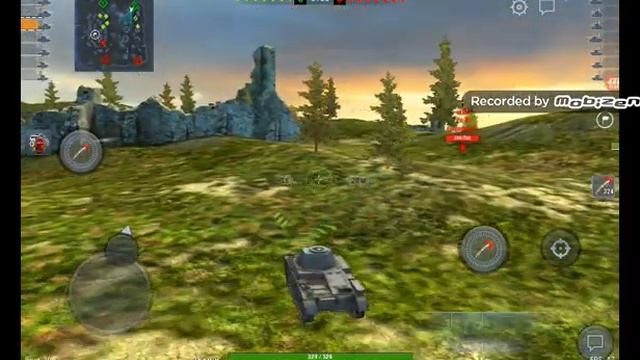 играю в World Of Tanks Blitz на планшете приятного просмотра