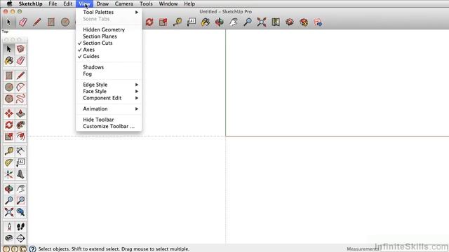 SketchUp Pro 2014 Tutorial | Setting Up The Toolbars