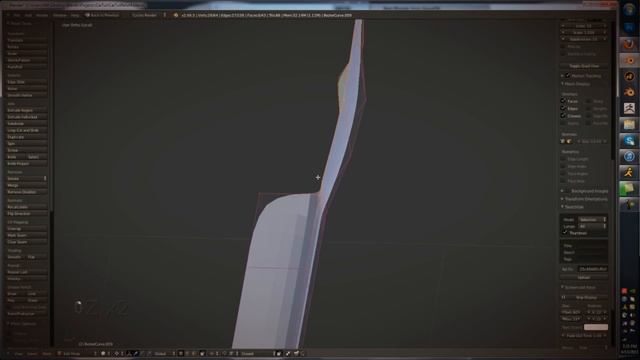 Blender3d: Curve Concept Car Study