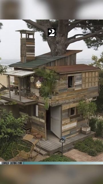 Which Treehouse Would You Choose? 🤔 Leave A Comment! 🏕🏡 #shorts #offgrid #cozy #treehouse #forest