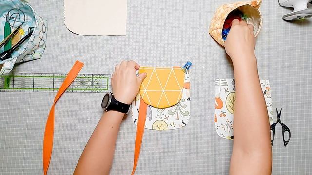 Mini Crossbody Bag FREE Pattern/ How To Make Sling Bag For Kids