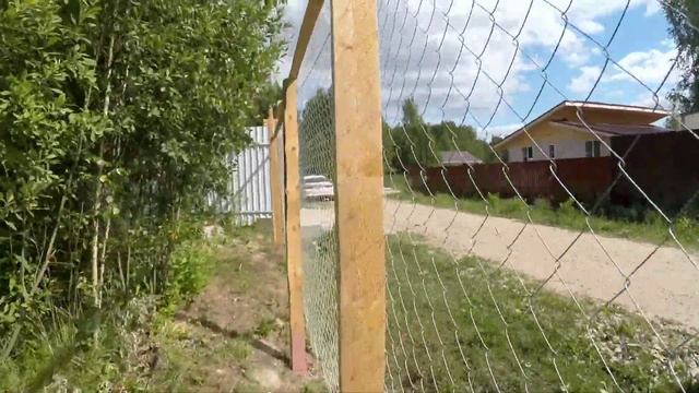 22 июля 2021. Заканчиваю забор.