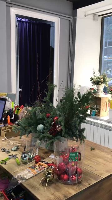 Как делается новогодняя #композиция из нобилиса #нобилис