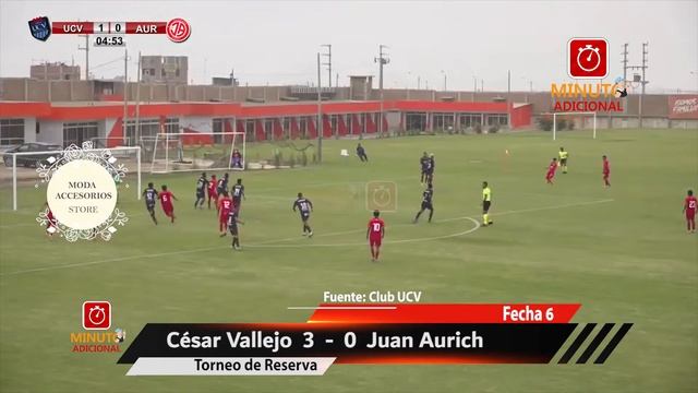 CÉSAR VALLEJO 3 - 0 JUAN AURICH - RESERVA FECHA 6
