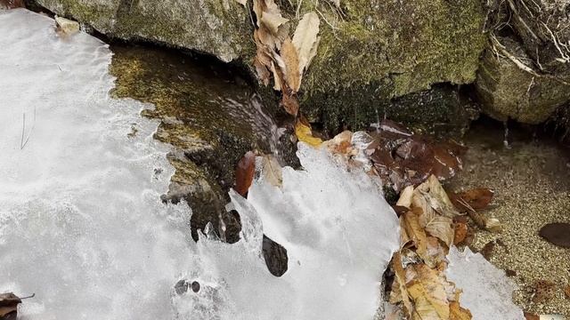 Ручей, весна, шум воды