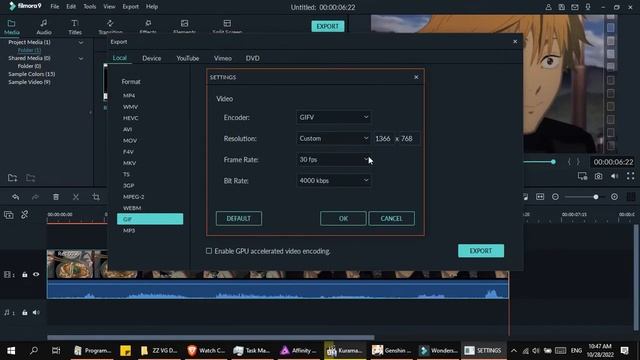 Manaria Seiko Explain How To Do Export Setting In Wondershare Filmora