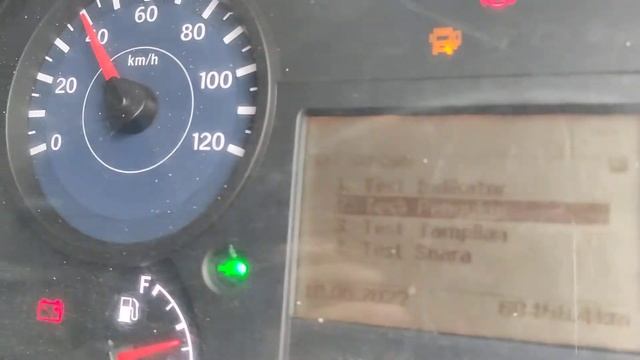 QUESTER : Test fungsi Dashboard/ instrument cluster