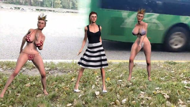 Крутой танец девушек 74