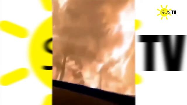 Пожар в Турции глазами очевидцев.