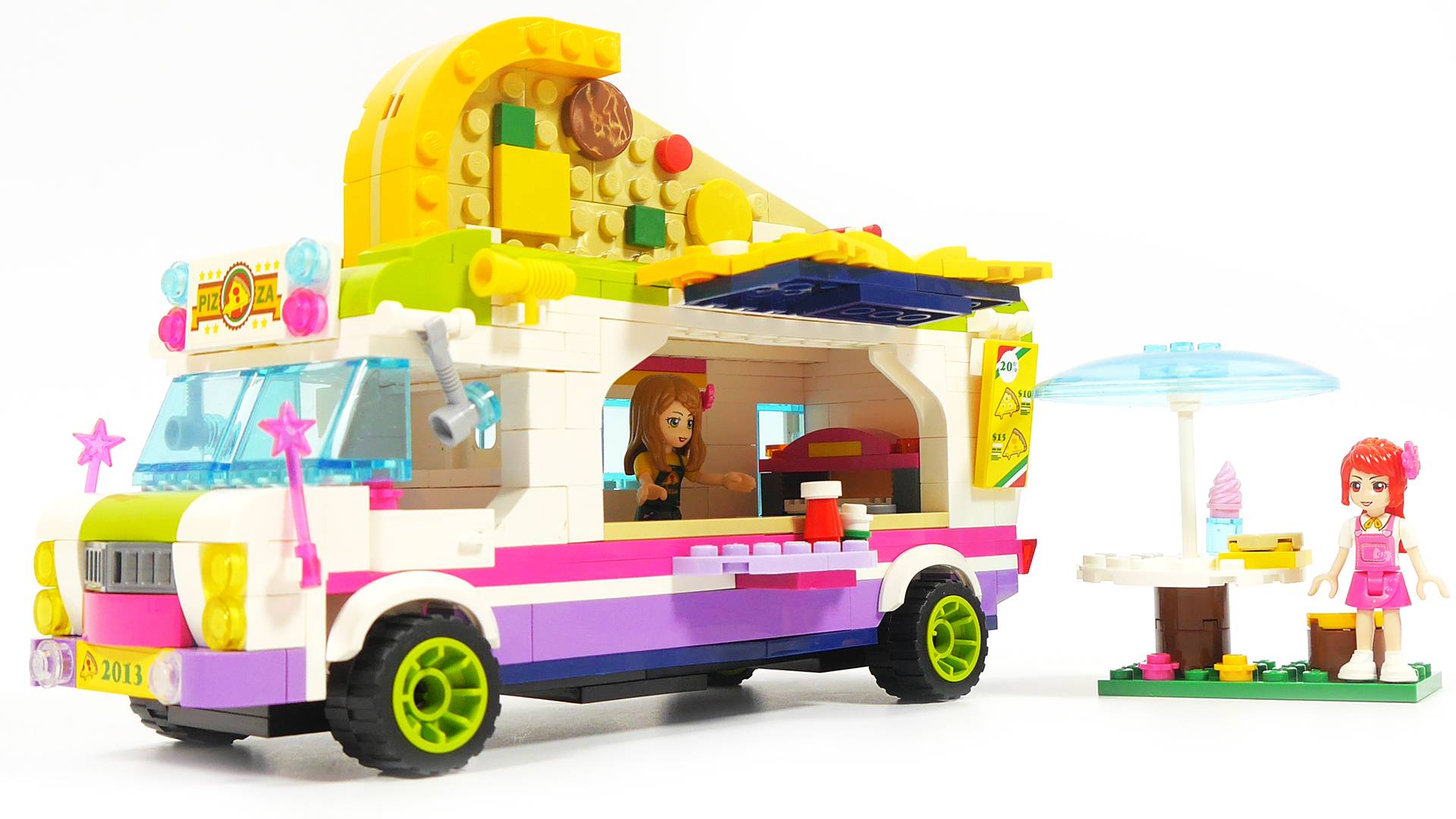 Собираем пиццу на колесах из конструктора лего - Qman 2013