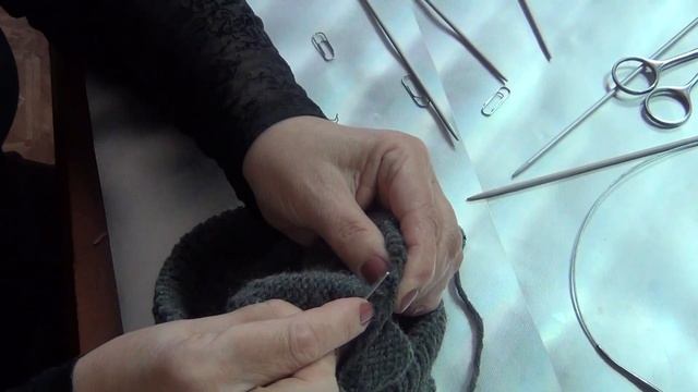 Вязание шапок. Вывязывание макушки. 2 часть  Завершение