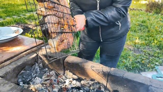 Лосось на мангале. Легко и просто. Не переодеваясь. Восхитительно вкусно