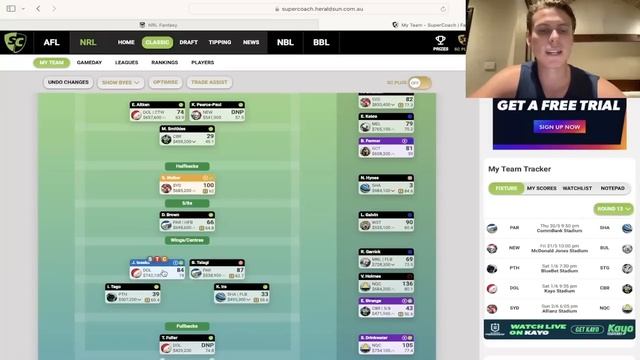 Round 13 Trades & Plans Update!