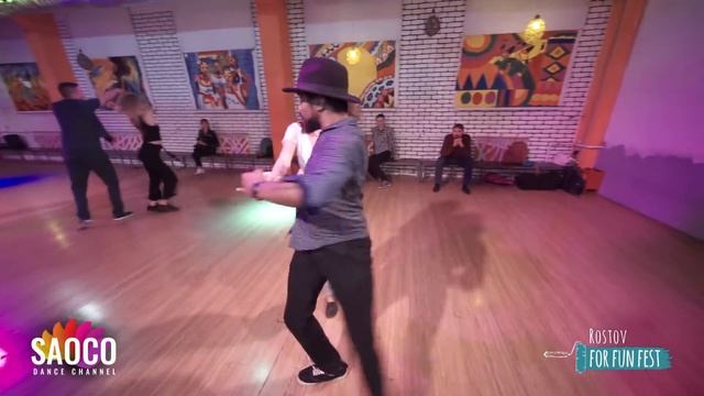 Mambo Brown And Anna Krylova Salsa Dancing At Rostov For Fun Fest (Russia), Monday 04.11.2019
