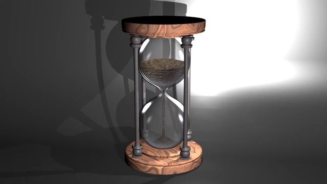 Hourglass Blender Mesh, DaVinci  Resolve Animation
